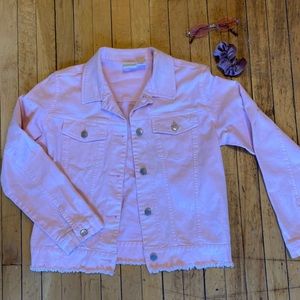 Pink Denim Jacket